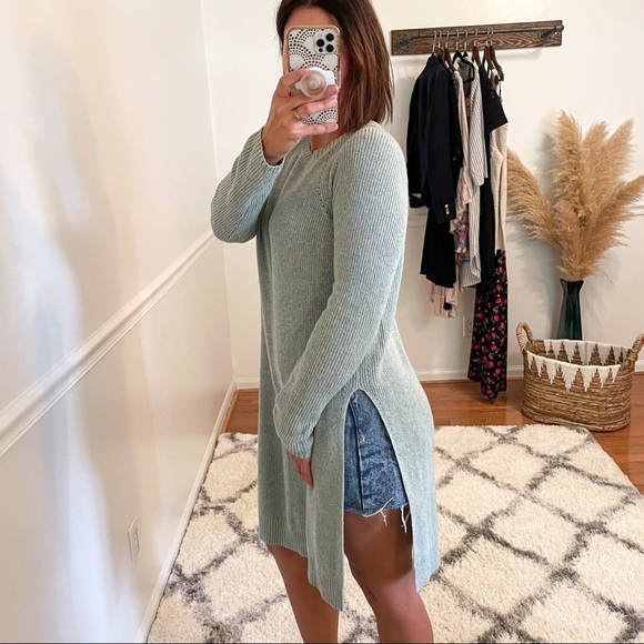 Anthropologie Moth Cashmere Knit Tunic Sweater XS - Picture 4 of 12